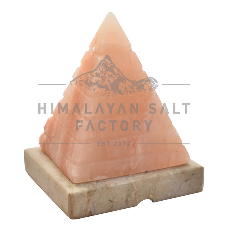 Pyramid Brick Salt Lamp 3 Crafted Himalayan Pyramid Brick Salt Lamp