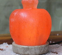 USB Apple Salt Lamp 3 Himalayan USB Apple Salt Lamp