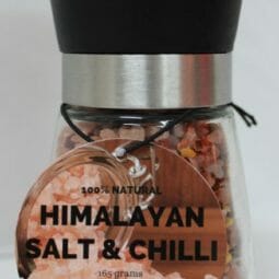 Himalayan Salt and Chilli Glass Grinder (refillable) 7