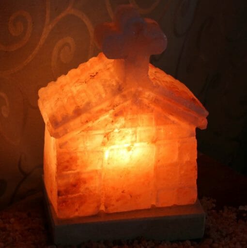 Crafted Himalayan Church Salt Lamp