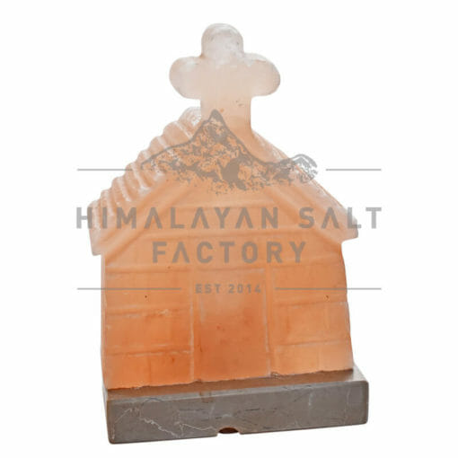 Crafted Himalayan Church Salt Lamp