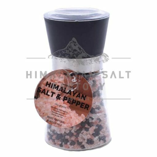Himalayan Salt and Pepper Glass Grinder (Refillable) 3