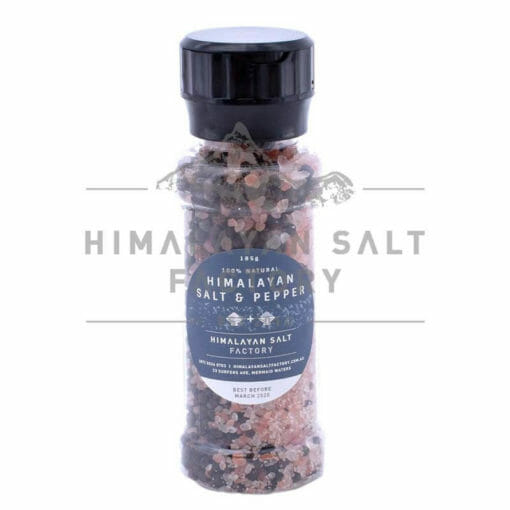 Himalayan Salt and Pepper Plastic Grinder