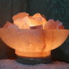 Crafted Himalayan Salt Firebowl Lamp