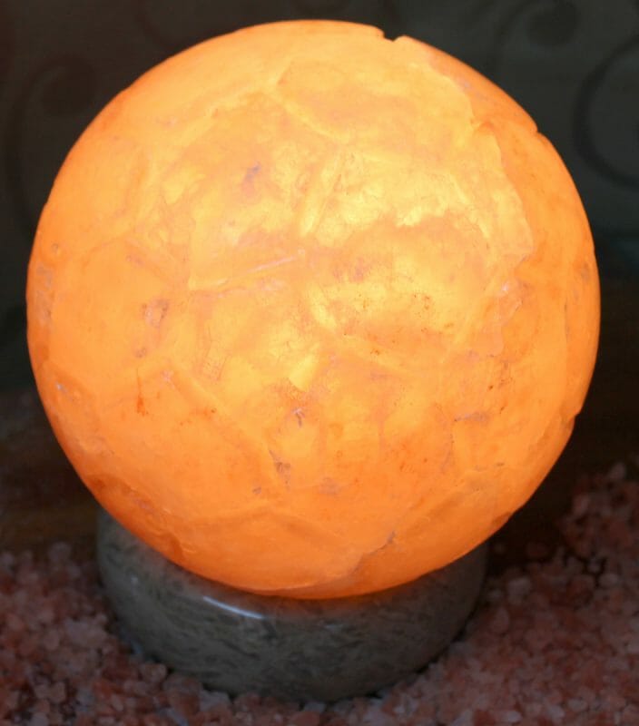 Soccer Ball Salt Lamp 5 Crafted Himalayan Soccer Ball Salt Lamp