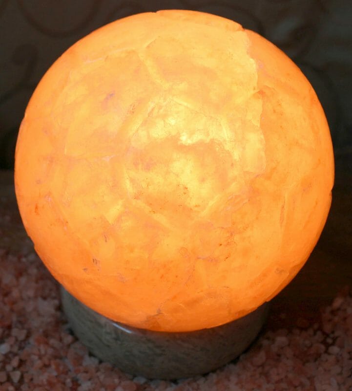 Soccer Ball Salt Lamp 4 Crafted Himalayan Soccer Ball Salt Lamp
