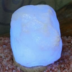 Himalayan USB Color Change Natural Shaped White Salt Lamp
