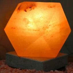 Crafted Himalayan Octagon Salt Lamp