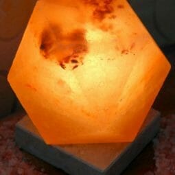 Octagon Salt Lamp 6 Crafted Himalayan Octagon Salt Lamp