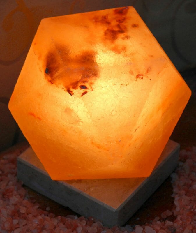 Octagon Salt Lamp 4 Crafted Himalayan Octagon Salt Lamp