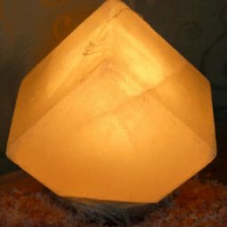 White Pentagon Salt Lamp 7 Himalayan White Pentagon Salt Lamp