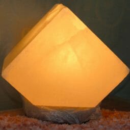 White Pentagon Salt Lamp 6 Himalayan White Pentagon Salt Lamp