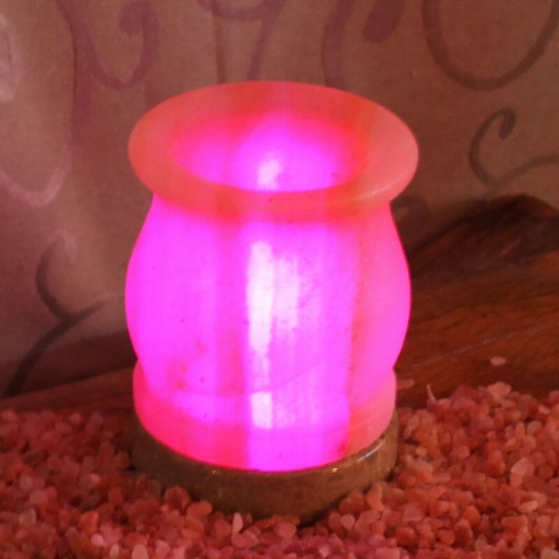 USB Vase Salt Lamp 6 USB Vase Salt Lamp - Image 2