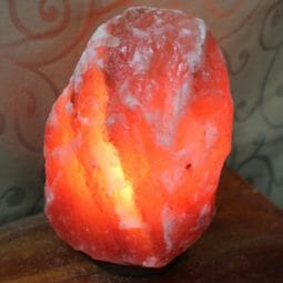 *3-5kg Natural Shaped Himalayan Salt Lamp - Timber Base 5