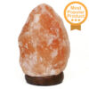 2-3kg Natural Shaped Himalayan Salt Lamp - Timber Base (12V - 12W) Energy Efficient