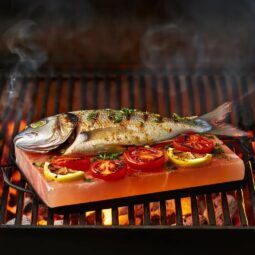Himalayan Salt Cooking Block with Tray | Crystal Factory