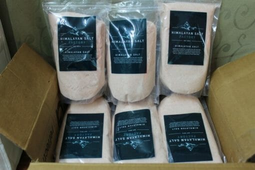12x 1kg Pre Packed Fine Salt 6