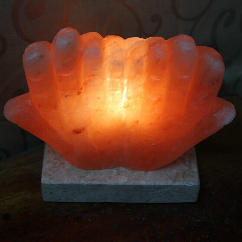 Praying Hands Salt Lamp 4 Praying Hands Salt Lamp - Image 2