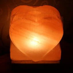 Crafted Himalayan Heart Salt Lamp