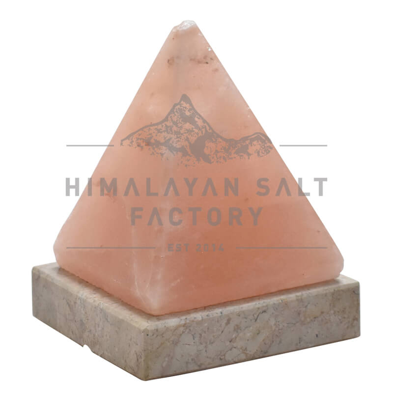 Pyramid Salt Lamp 3 Crafted Himalayan Pyramid Salt Lamp
