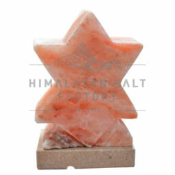Crafted Himalayan Star Salt Lamp