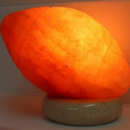 Football Salt Lamp (12V - 12W) 7 Crafted Himalayan Football Salt Lamp