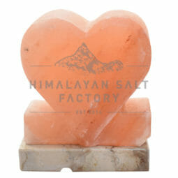 Crafted Himalayan Heart Salt Lamp
