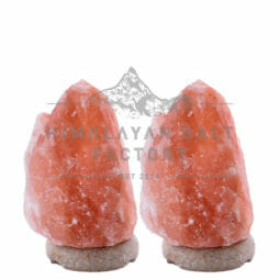 2 X 2-3kg Himalayan Salt Lamp Pack (Marble Base) | Himalayan Salt Factory