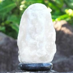 2-3kg White Himalayan Salt Lamp - Marble Base (12V - 12W) 9 2-3kg White Himalayan Salt Lamp