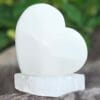 Selenite Heart Lamp