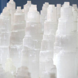 Selenite Tower Lamp 30cm (Bulk 10 Pack)