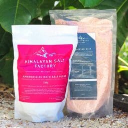 Aphrodisiac Bath Salt 700g with 1kg Himalayan Bath Salt Himalayan Salt Factory