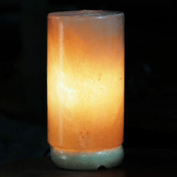 Cylinder shape Himalayan salt lamp I Himalayan Salt Factory