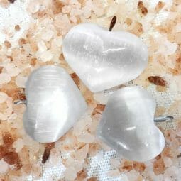 Selenite Pendants 3 Pieces