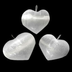 Selenite Pendants 3 Pieces