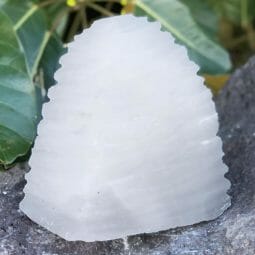 Selenite Wave Lamp 20cm
