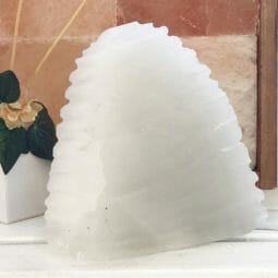 Selenite Wave Lamp 20cm