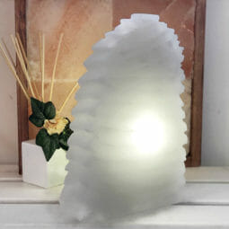 Selenite Wave Lamp 30cm | Himalayan Salt Factory