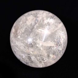 0.5kg Clear Quartz Crystal Sphere | Himalayan Salt Factory