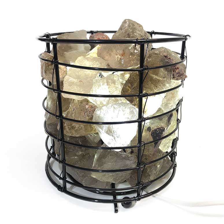Basket Light with Smoky Quartz - 5kg 2 Basket Light with Smoky Quartz