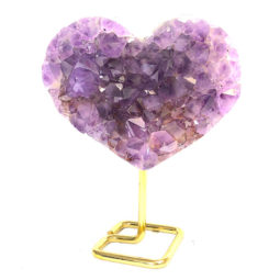 1.10kg Natural Amethyst Geode Heart [AME26]