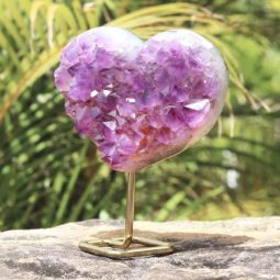 1.10kg Natural Amethyst Geode Heart [AME26]