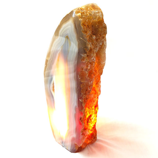 1.40kg Agate Crystal Lamp [CRY221] | Himalayan Salt Factory