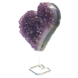 1.45kg Natural Amethyst Geode Heart [AME23]