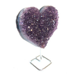 1.85kg Natural Amethyst Geode Heart [AME24]