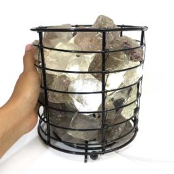Basket Light with Smoky Quartz - 5kg 7 Basket Light with Smoky Quartz