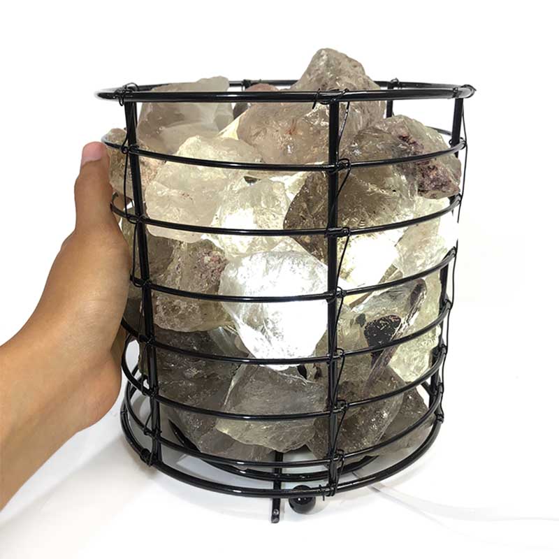 Basket Light with Smoky Quartz - 5kg 4 Basket Light with Smoky Quartz