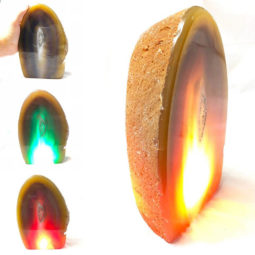 2.26kg Agate Crystal Lamp [CRY220] | Himalayan Salt Factory