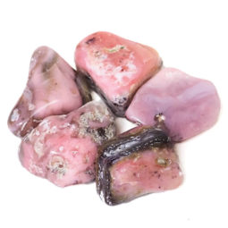 250g Pink Opal Tumbled Stone Parcel