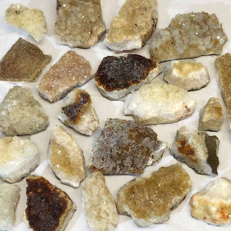 2kg Citrine Rough Clusters Parcel 4 2kg Citrine Rough Clusters Parcel | Himalayan Salt Factory